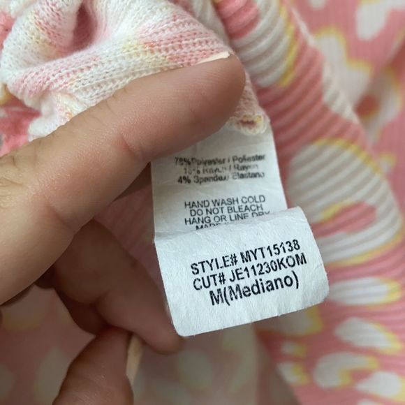 Adora Pink Cheetah Print Loose Fitting T-Shirt - Picture 7 of 7